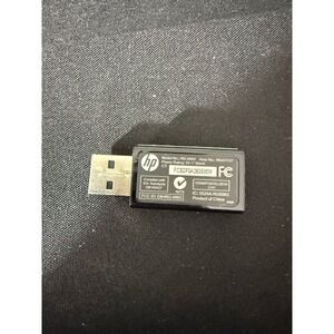 HP Wireless USB Receiver RG-0983 OS Black Excellent WUG1137‎ Dongle Adapter